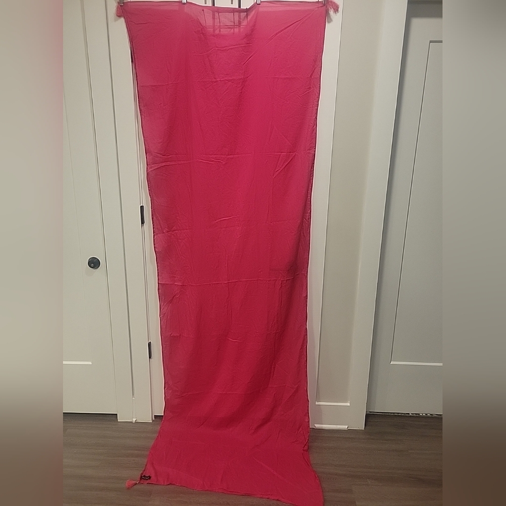 Bonanza Satrangi Hot Pink Scarf/Wrap 37 X 80